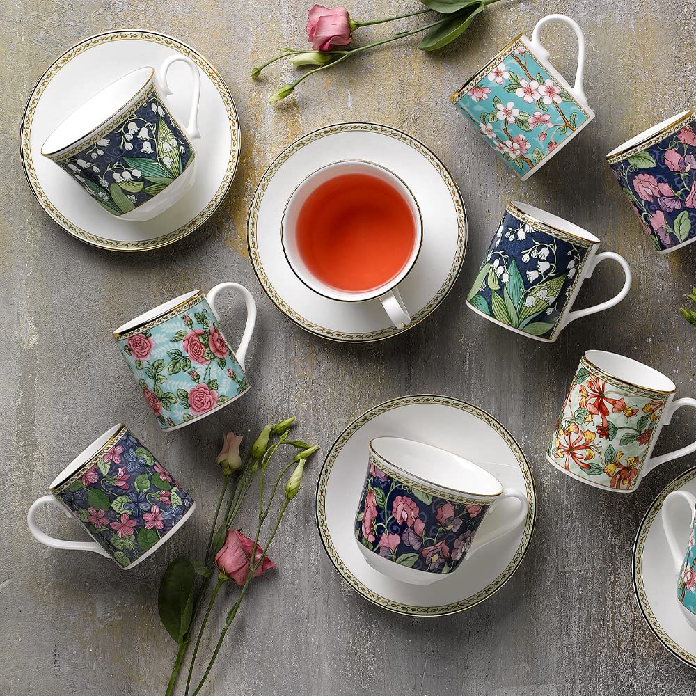 Roy Kirkham Jumbotasse & Untertasse Lily of The Valley - 0,4l