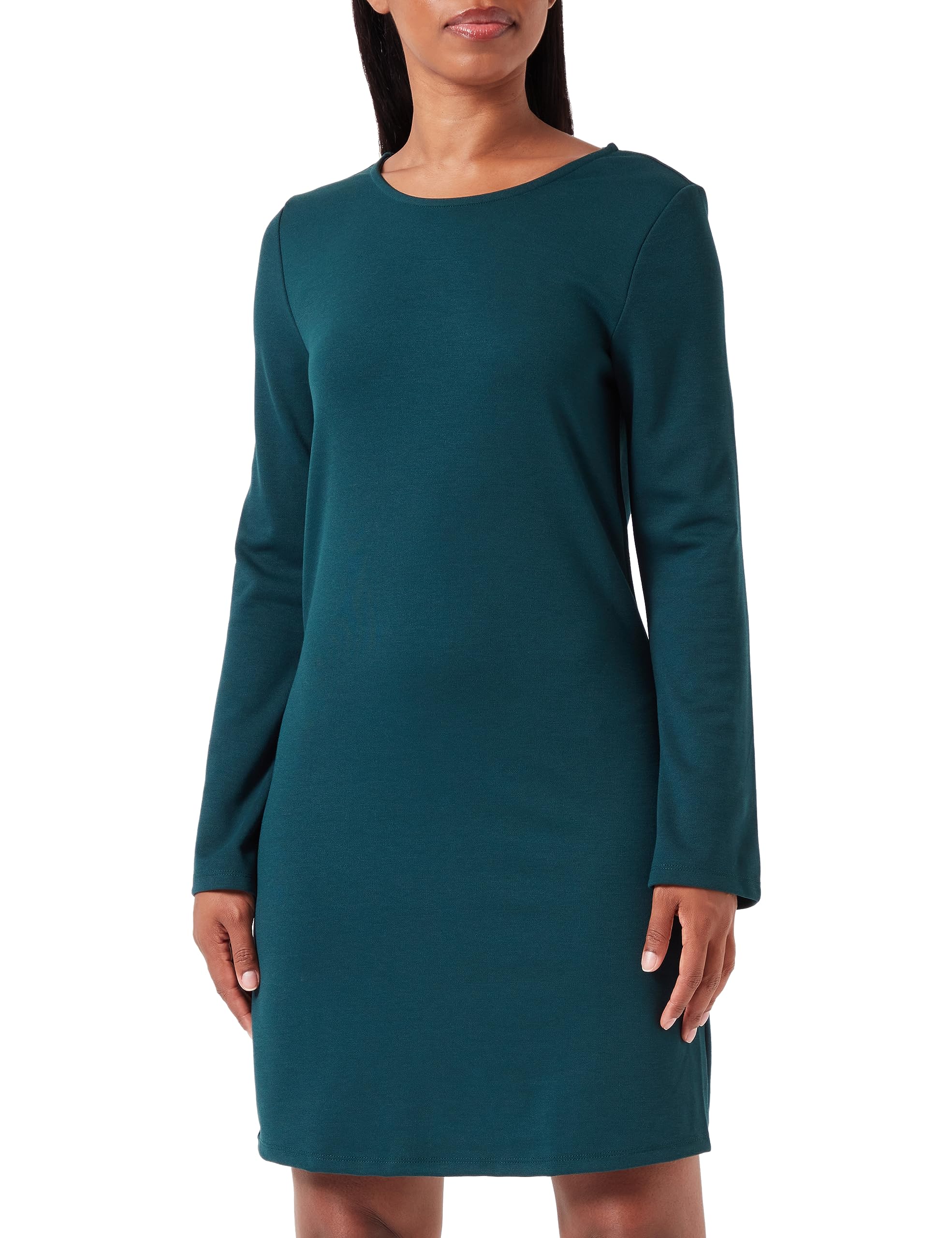 Vila VIARMERONE O-Neck L/S Dress - NOOS, Ponderosa Pine, S
