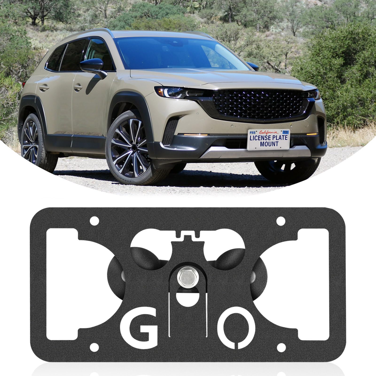 Amazon.com: No Drill Front License Plate Frame Fits Mazda Millenia