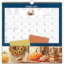 2027 Calendar - 2027 Wall Calendar with Pocket, 12 x 12