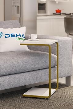 Gold Serving Table with Wheels Seat Side C Coffee Table Zigon