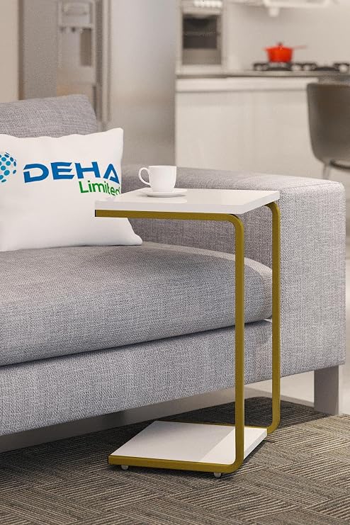 Gold Serving Table with Wheels Seat Side C Coffee Table Zigon