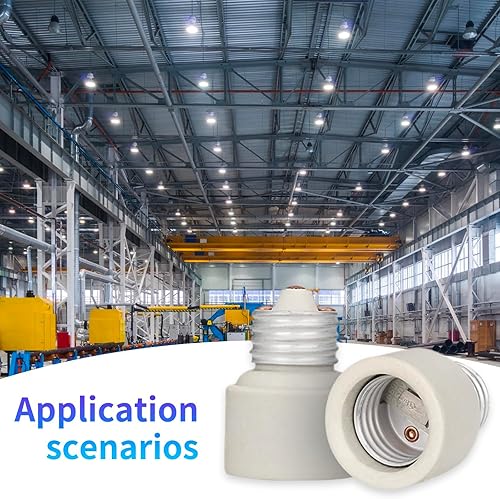 Miniatura 7 de Adaptador de soporte de lámpara de cerámica E26 (EA-01) - Altura ajustable