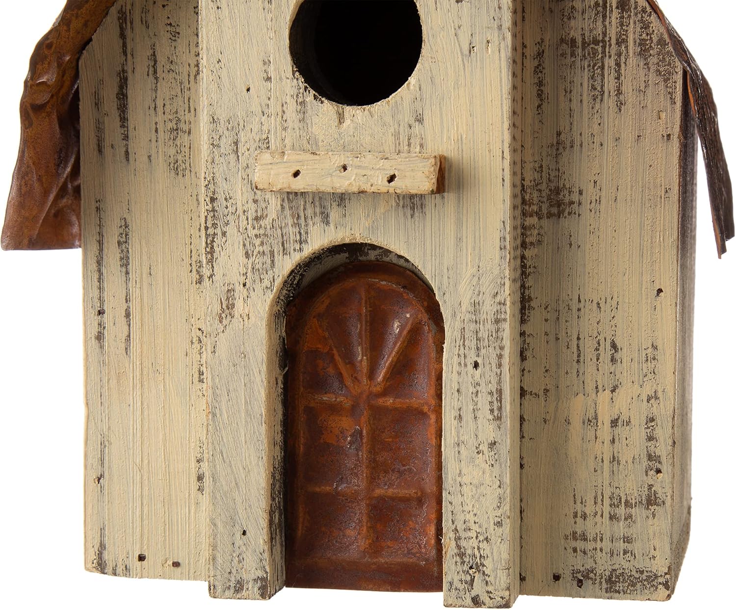 Glitzhome 17.95" H Wooden Three-Tier Hanging Distressed Garden Birdhouse : Garden & Outdoor