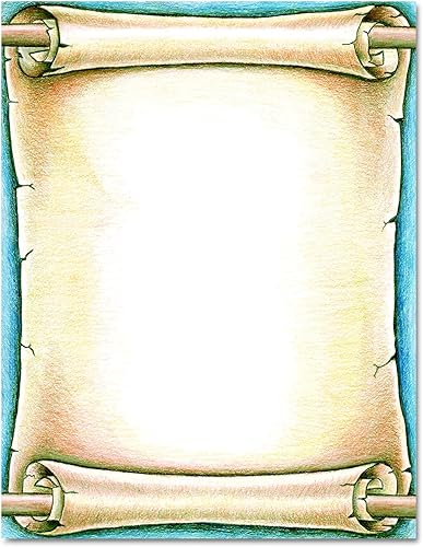 Miniatura 2 de Papel de diseño, pergamino, 24 libras, 8.5 x 11 pulgadas, 100 hojas por paquete (39098), blanco