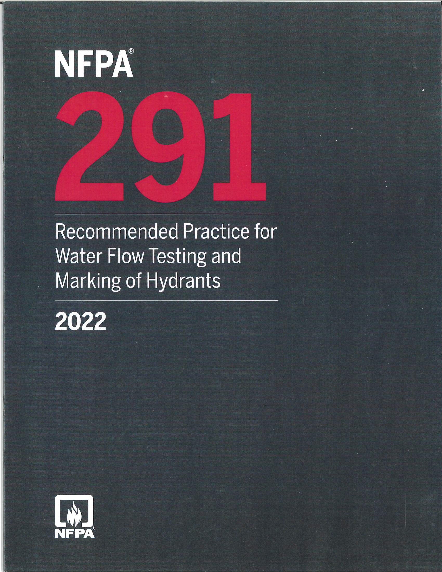 NFPA 291, Recommended Practice for Water Flow Testing and Marking of Hydrants 2022 ed.