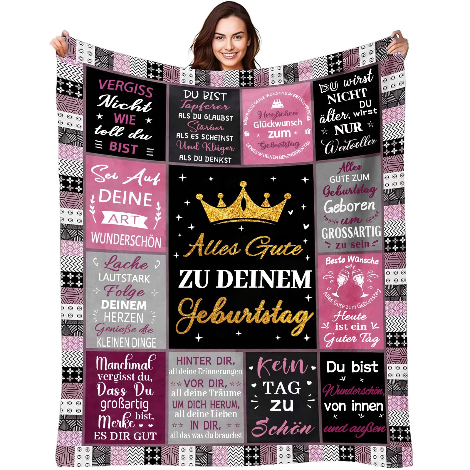Aellowet Geburtstagsgeschenk für Frauen, Geschenk Beste Freundin Geburtstag, Geburtstagsgeschenk für Mama, Mädchen, Frau, Freundin, Schwester, Freundin, Kollegin, Frauen Geschenke zum Geburtstag
