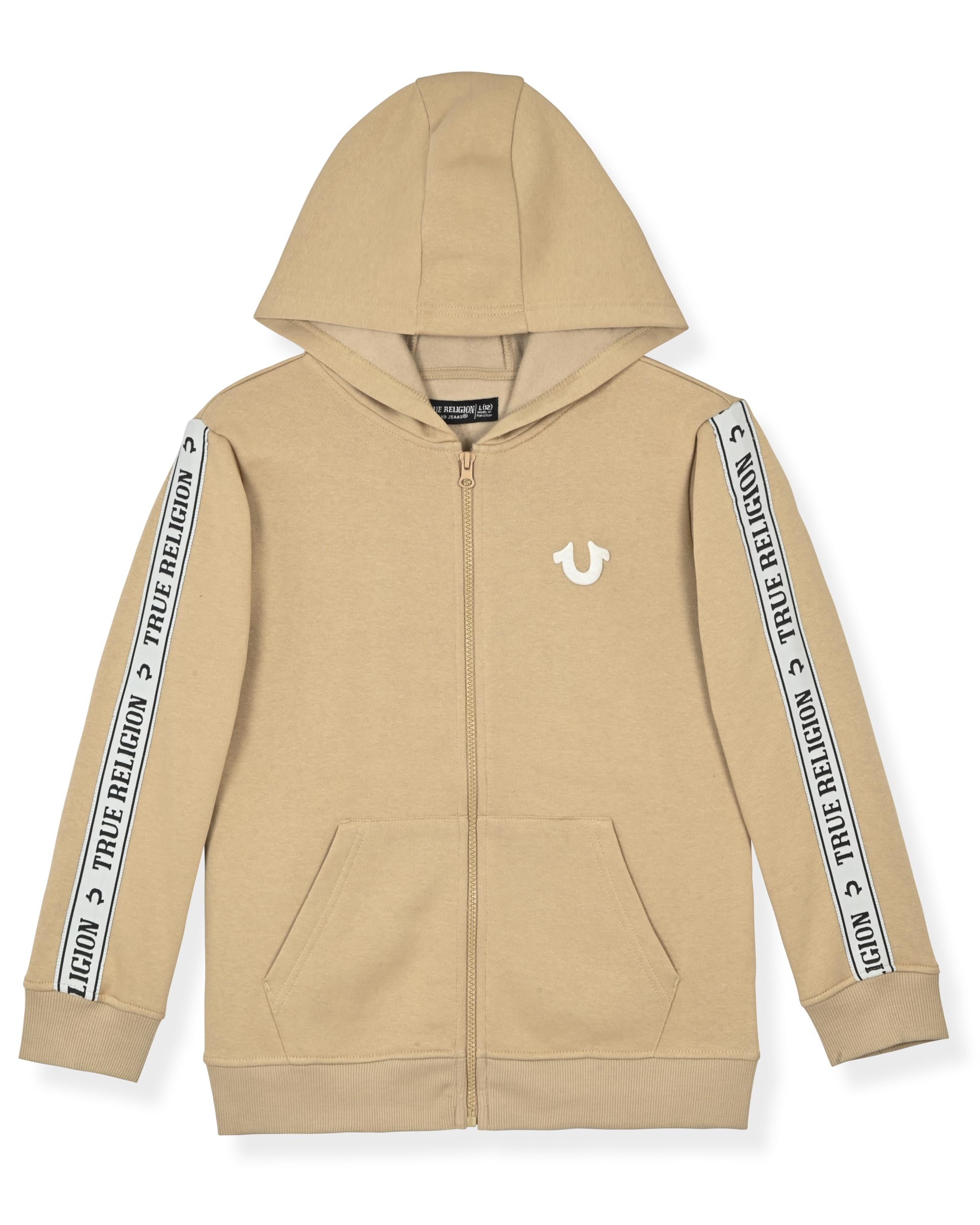 True Religion 3-teiliges Fleece-Jogger-Set für Jungen – komplettes Kapuzenpullover, T-Shirt und Sweatpants Outfit für den täglichen Stil