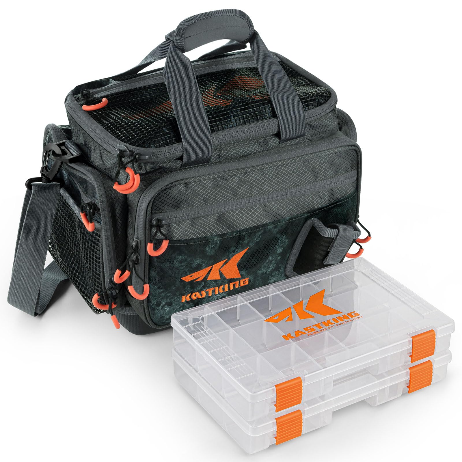 KastKing Bait Boss Tackle Bag, Saltwater Resistant Fishing Bag