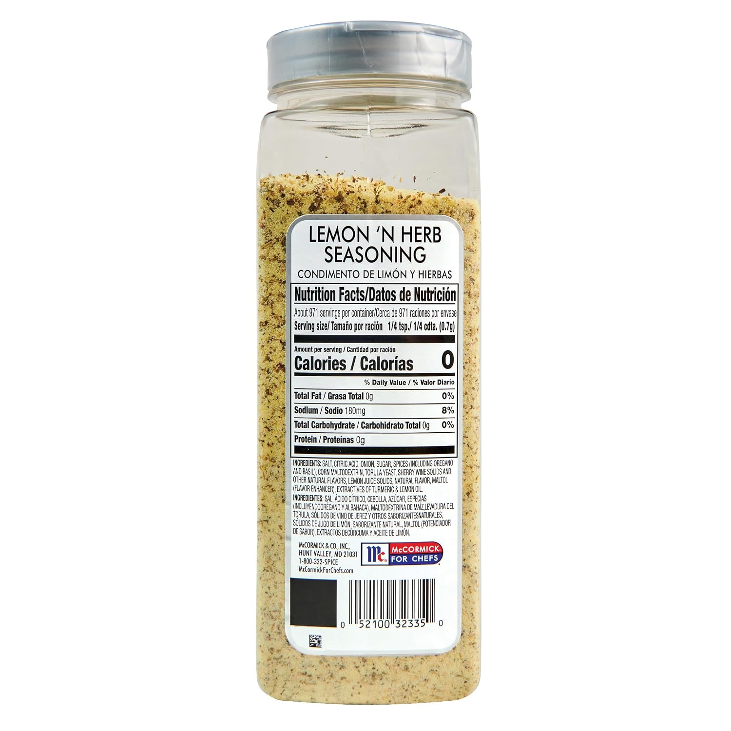 McCormick Culinary Lemon 'N Herb Seasoning, 24 oz - One 24 Ounce Container of Lemon Herb Seasoning with Citrus and Savory Flavors, Best with Vegetables, Seafood, Sauces and More image 3