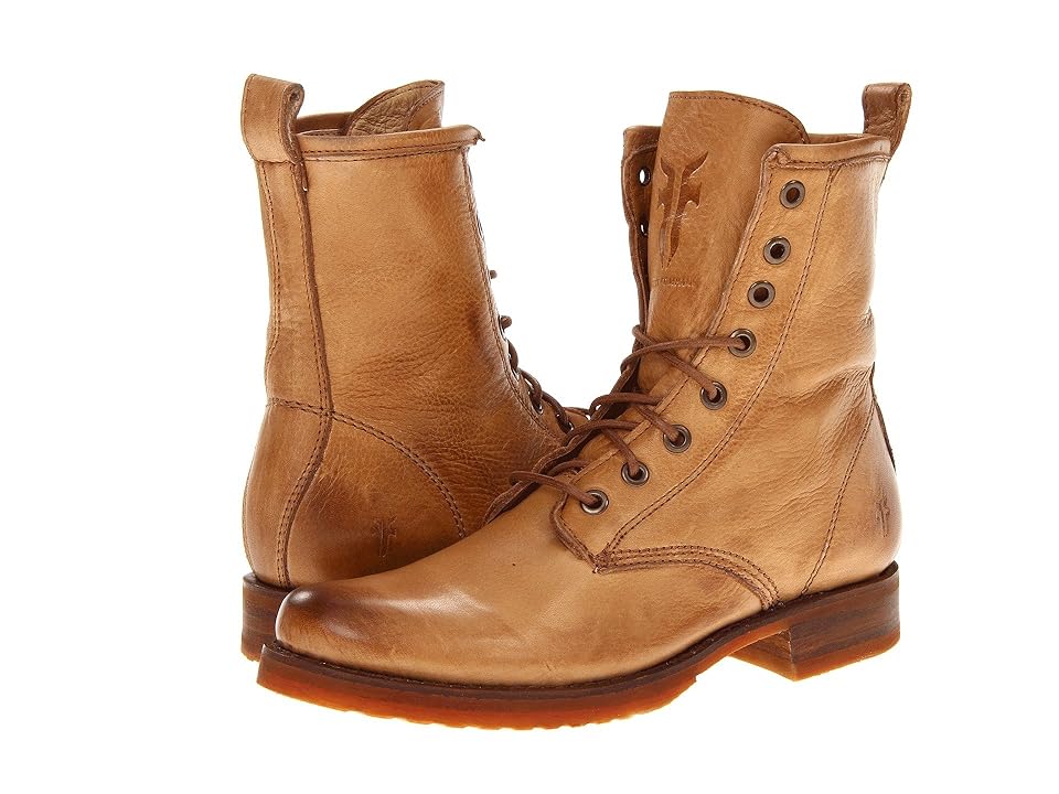 

Frye Veronica Combat (Camel Soft Vintage Leather) Women's Lace-up Boots