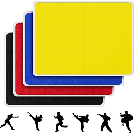 4 Pack Rebreakable Boards Martial Arts, Taekwondo Breaking Boards for Kids, Karate...