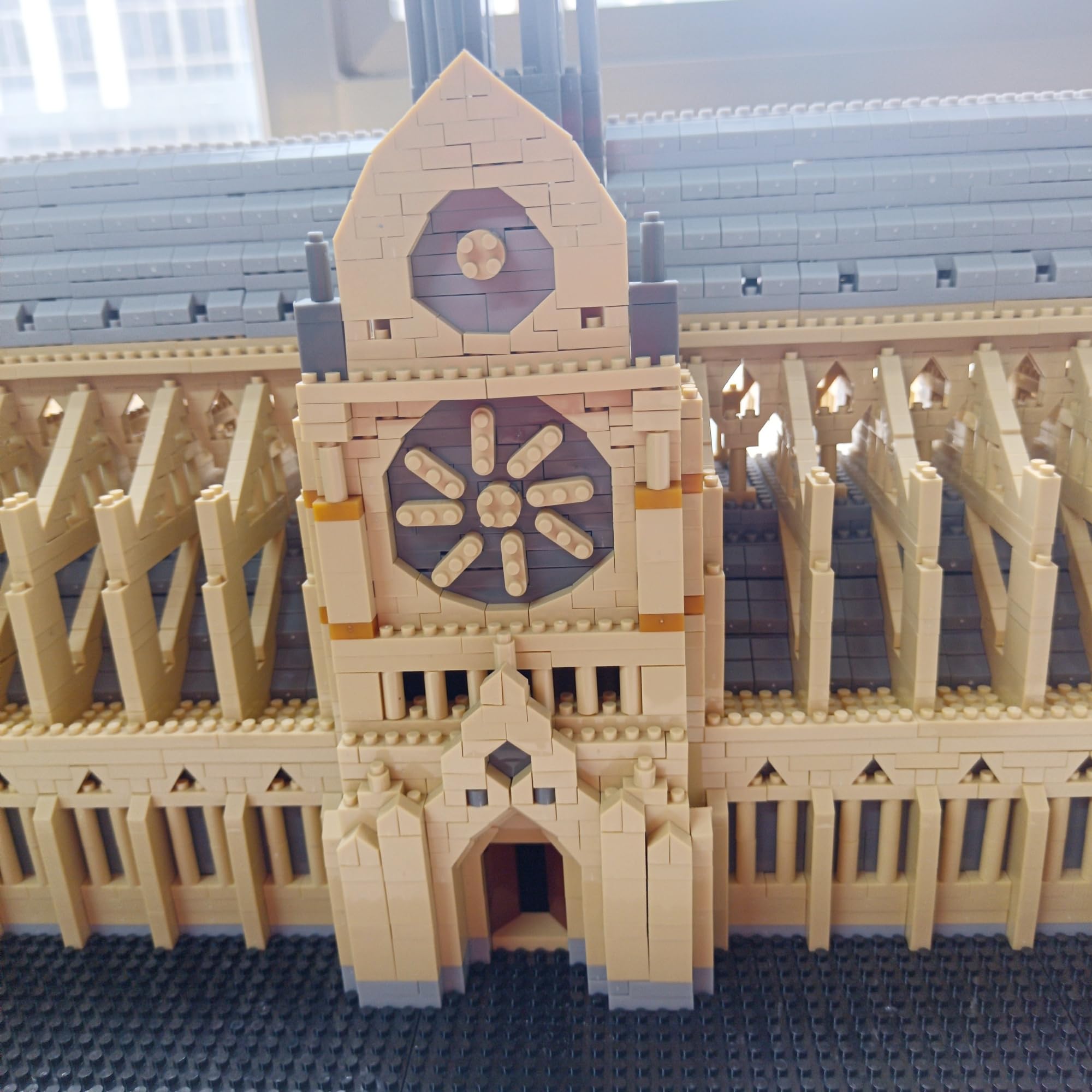 alltogetho Paris Notre Dame Kathedrale Mikro-Bausteine, 7300+ Teile, 3D-herausfordernde Architektur-Set für Erwachsene, Sammlerstück, Ausstellungsmodell, pädagogisches Souvenir, Geschenk für
