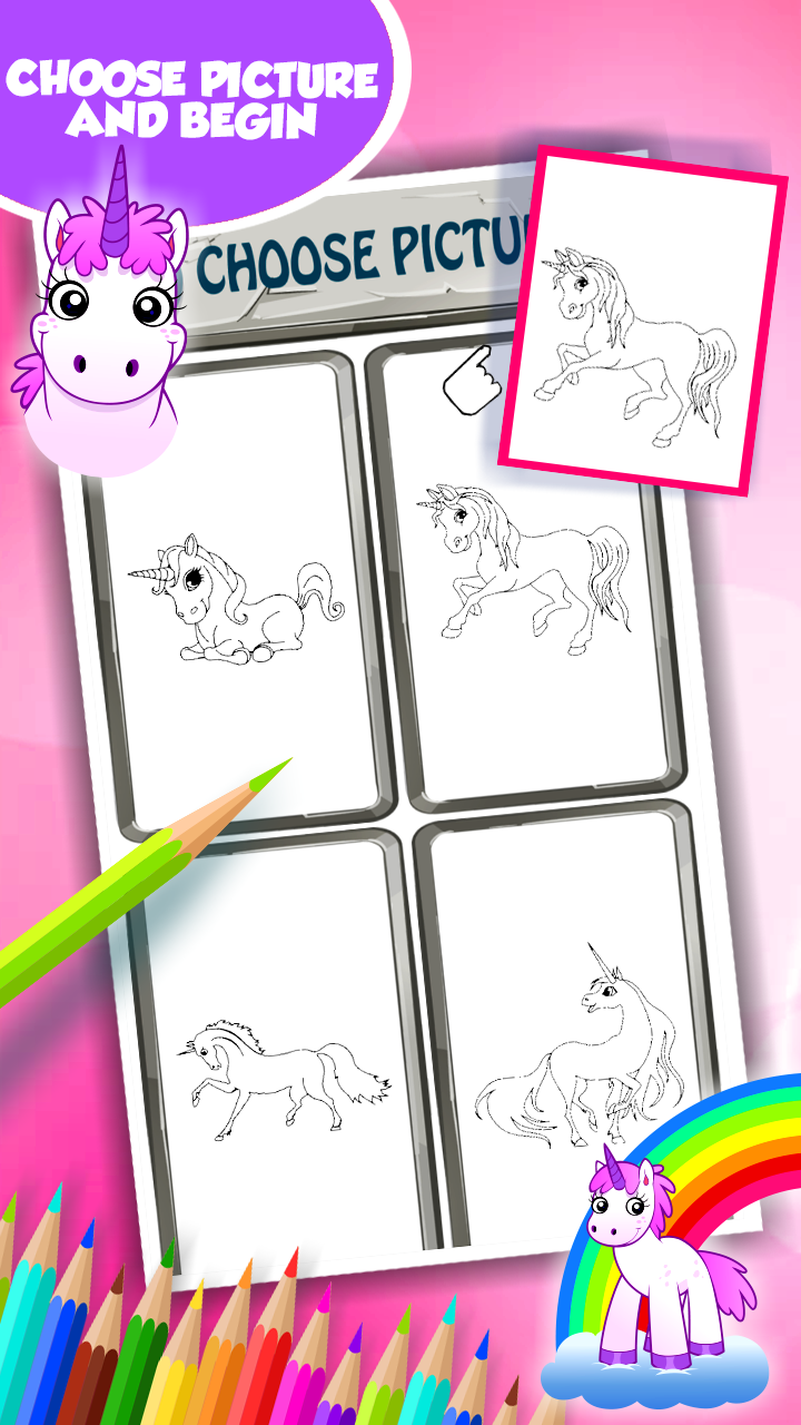 Unicorn Coloring Book - App on Amazon Appstore