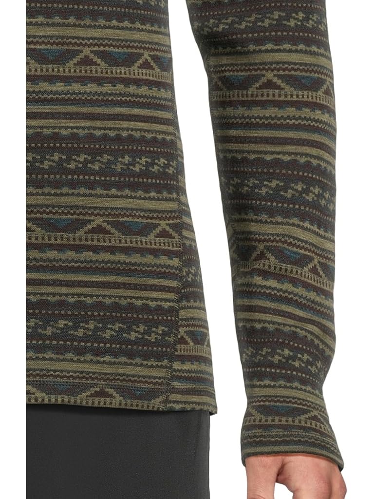 Olive Smartwool Merino 250 Base Layer Crew