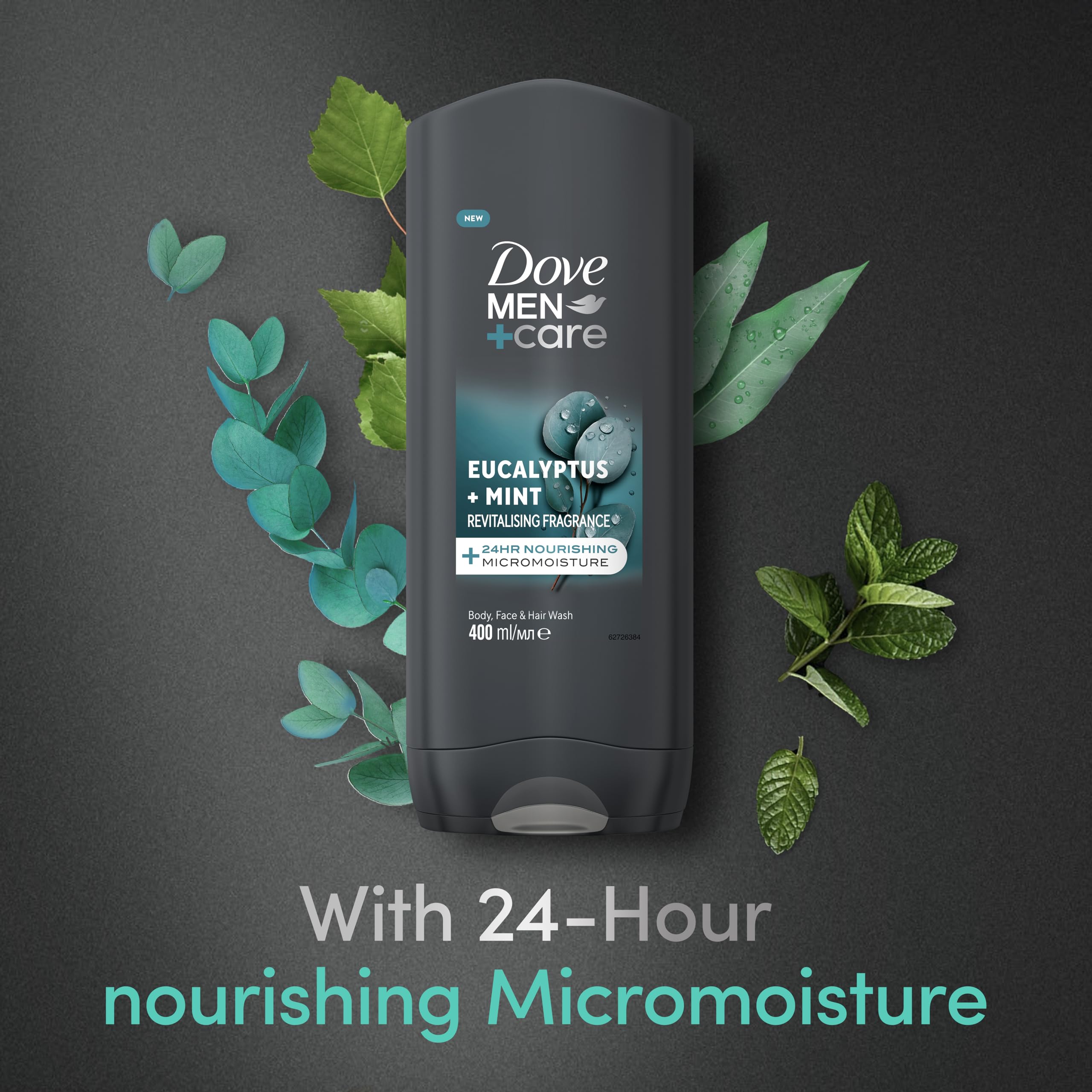 Dove Men+Care Eucalyptus + Mint 3-in-1 Hair - Image 3