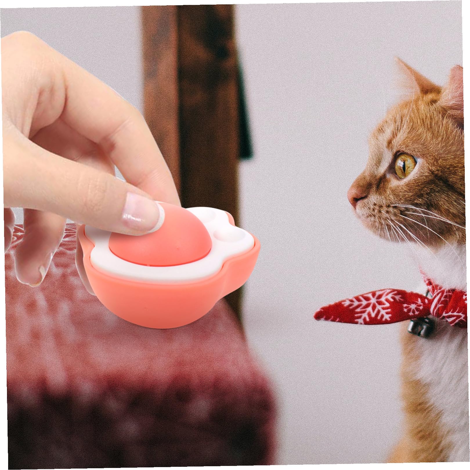 BESPORTBLE 10 Juegos gatera Bola de Limpieza de Juguete para Mascotas Juguetes Gatito Gato lamiendo Catnip Familiar Bolas de Menta Gato para s