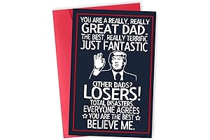 Hilarious Birthday Card for Dad - Perfect Gift from Daughter, Son, or Kids