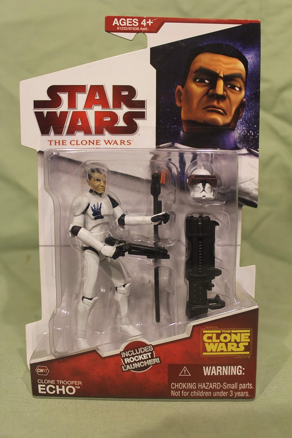 Star Wars Clone Wars Animated Action Figure Clone Trooper Echo