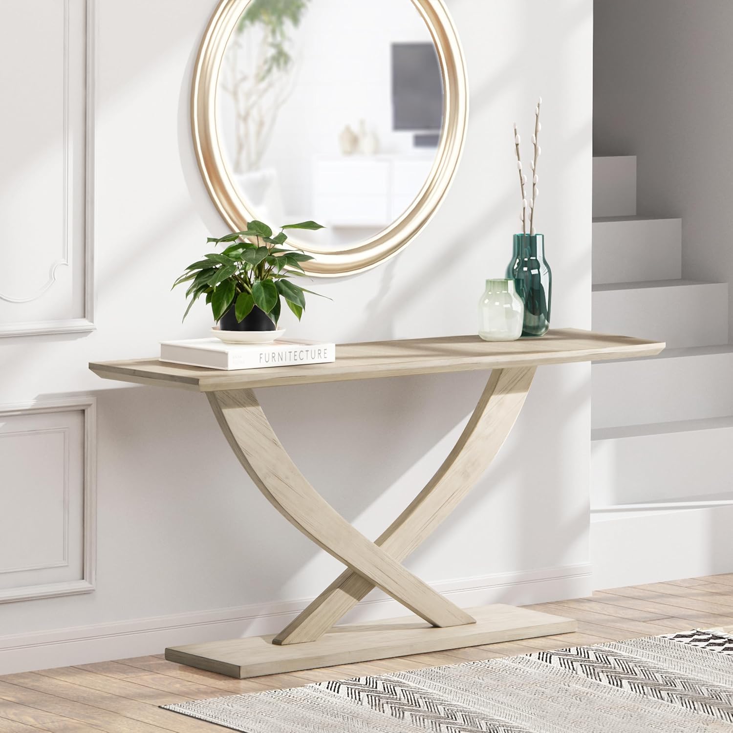 Rasmus Console Table - Spanish Moss