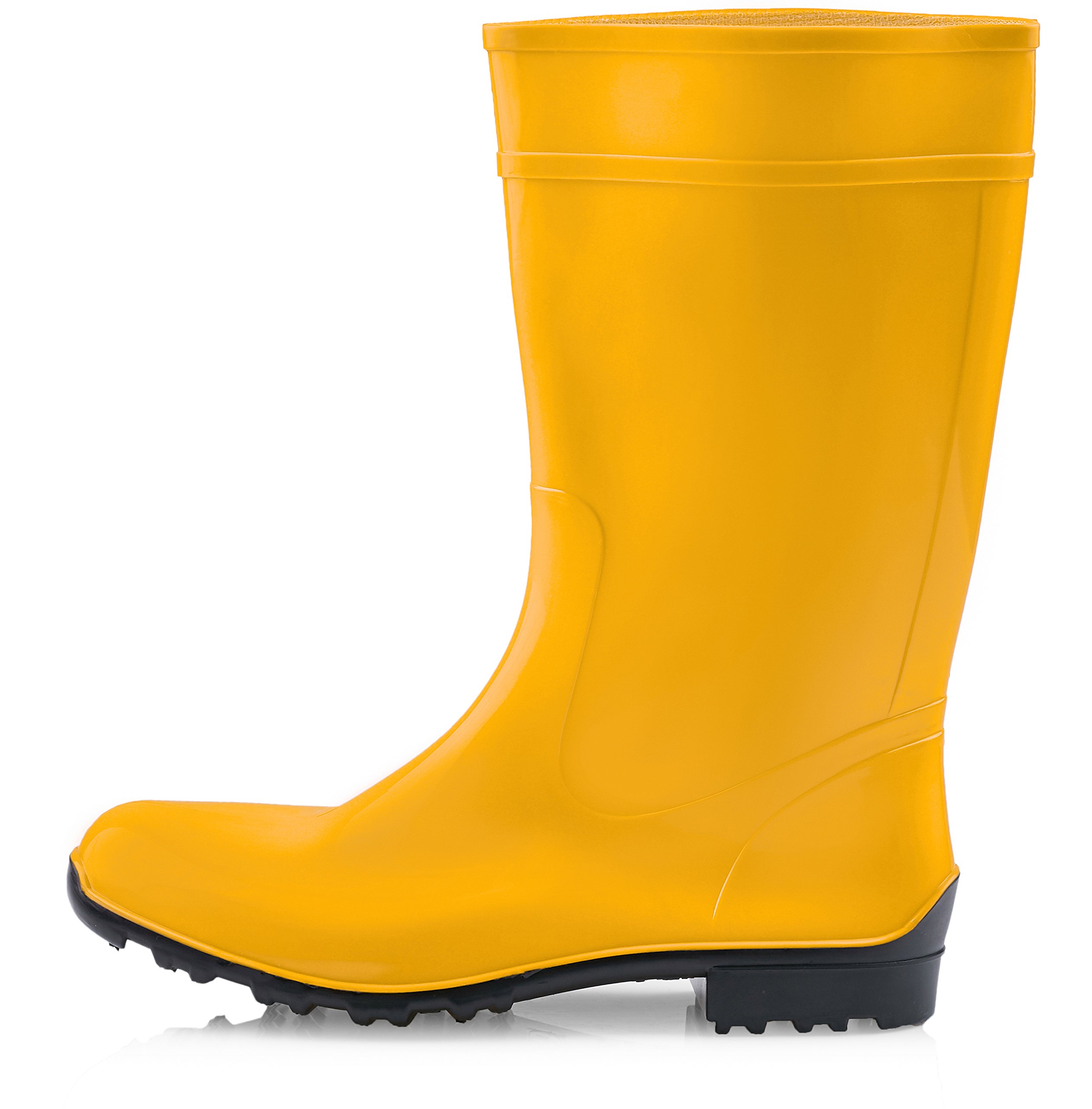 Ladeheid Stivali Pioggia Donna in PVC – Impermeabili, Robusti e Confortevoli, Stivali Gomma Alti Antiscivolo per la Pioggia, Facili da Pulire e Resistenti LA-967