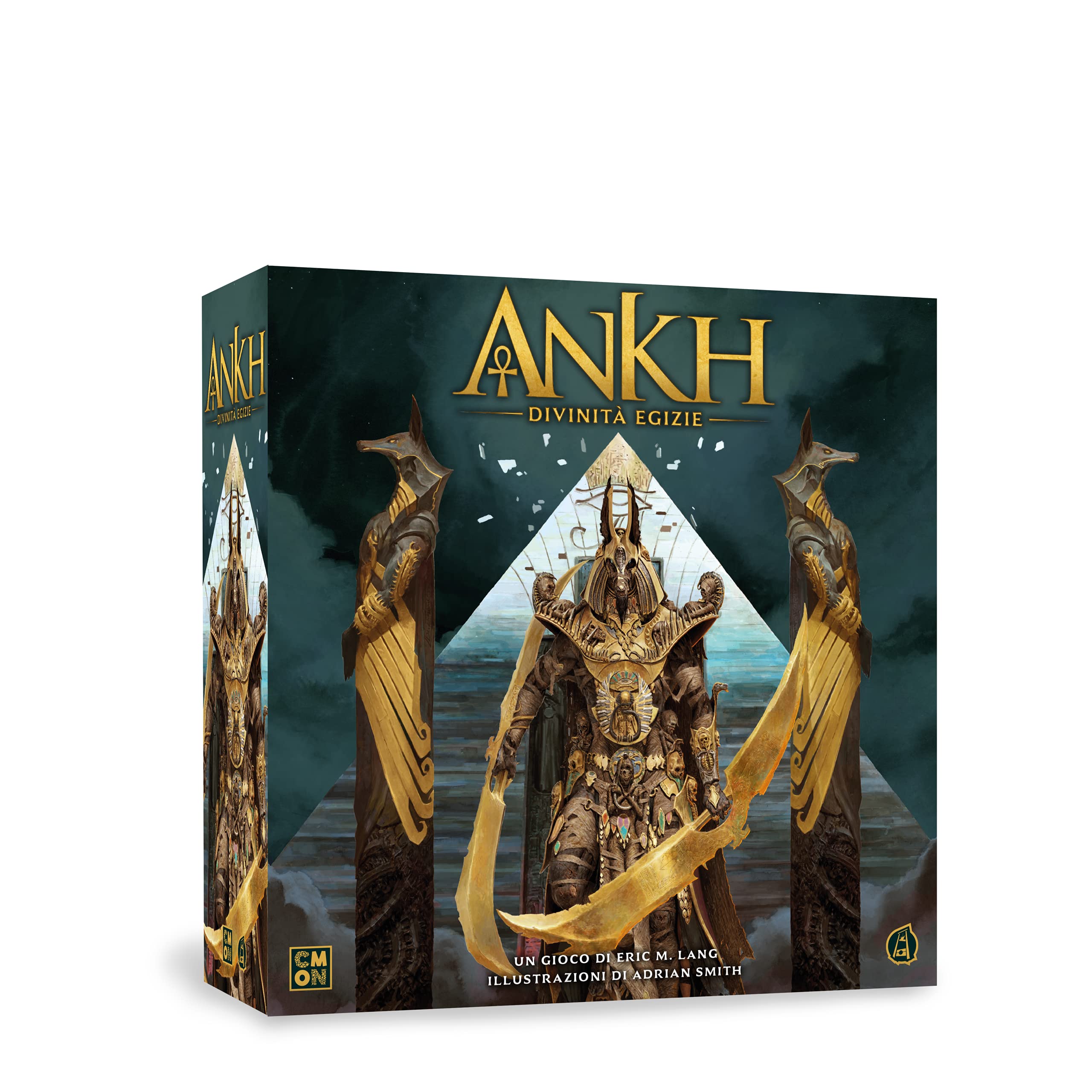 Asmodee, Ankh: Egyptian Gods, Board Game, 2-5 Players, 14+ Years, Italian Edition