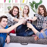 Vista 6 de Vasos desechables de plástico transparente, paquete de 100, vasos de agua de 14 onzas