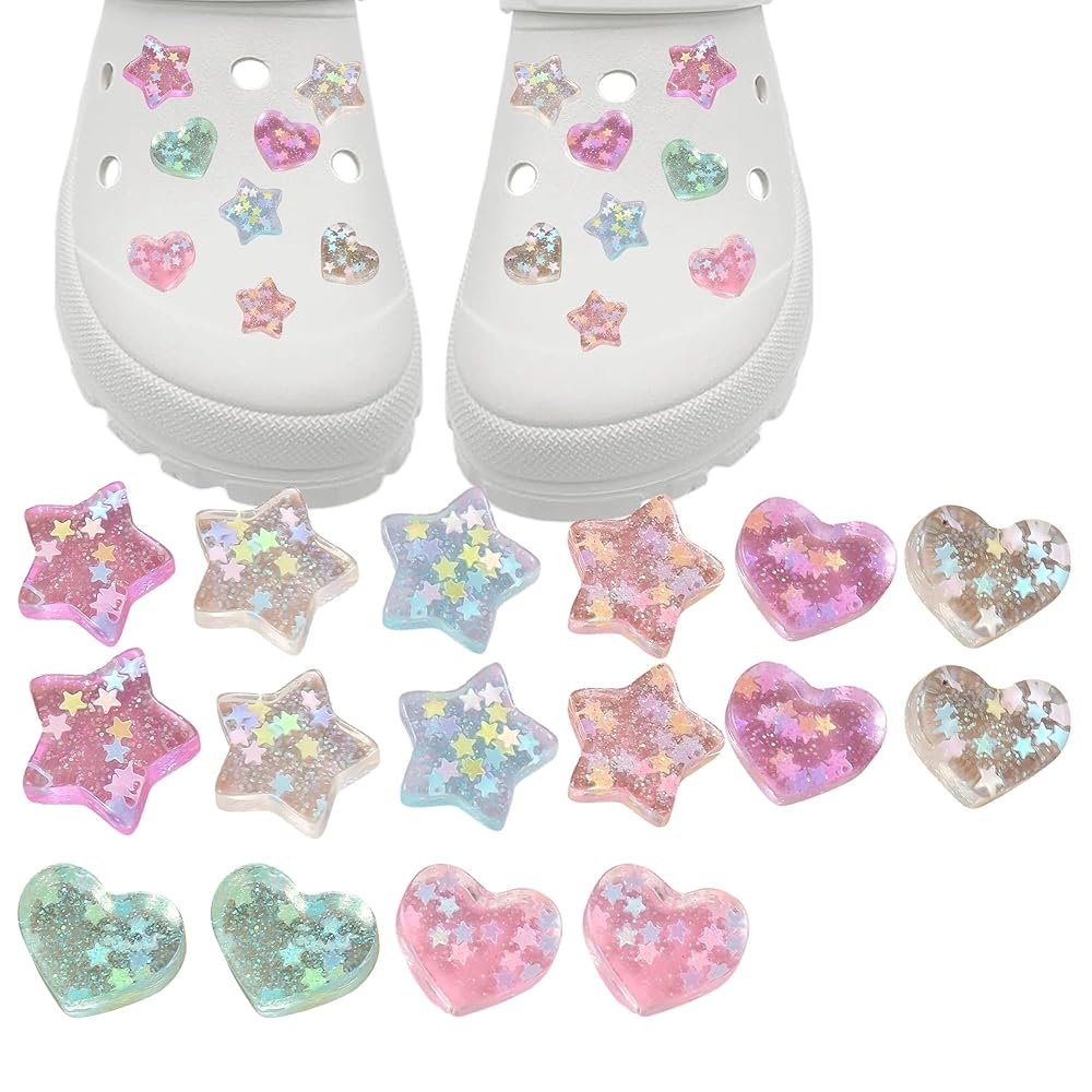 【専用】クロックスジビッツ★ゆりクロス★クリスタルクロス★13種詰め合わせセット クロックス☆crocs☆ジビッツ☆ゆり☆クロス☆スター