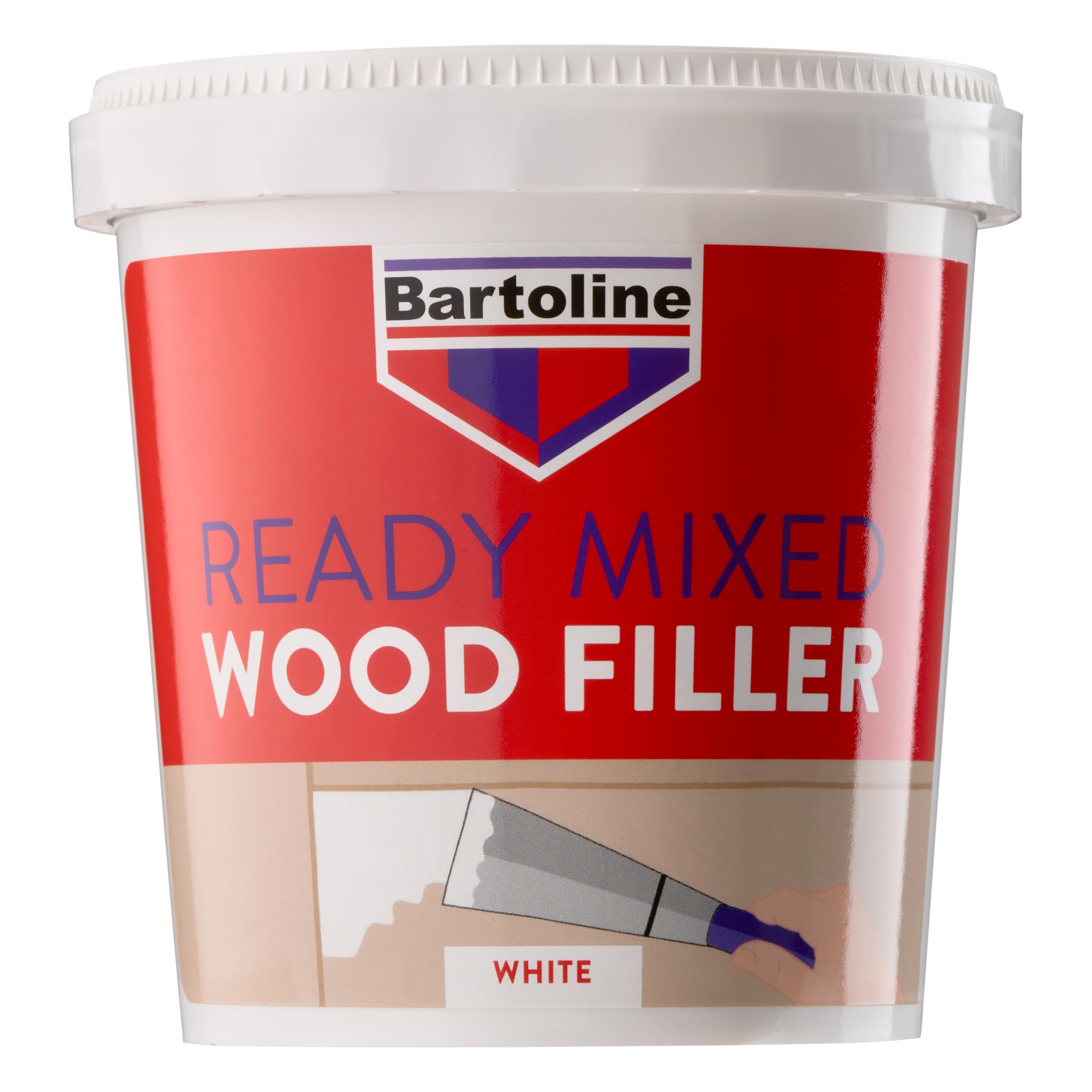 Bartoline Wood Filler White Tub 1Kg from B&Q