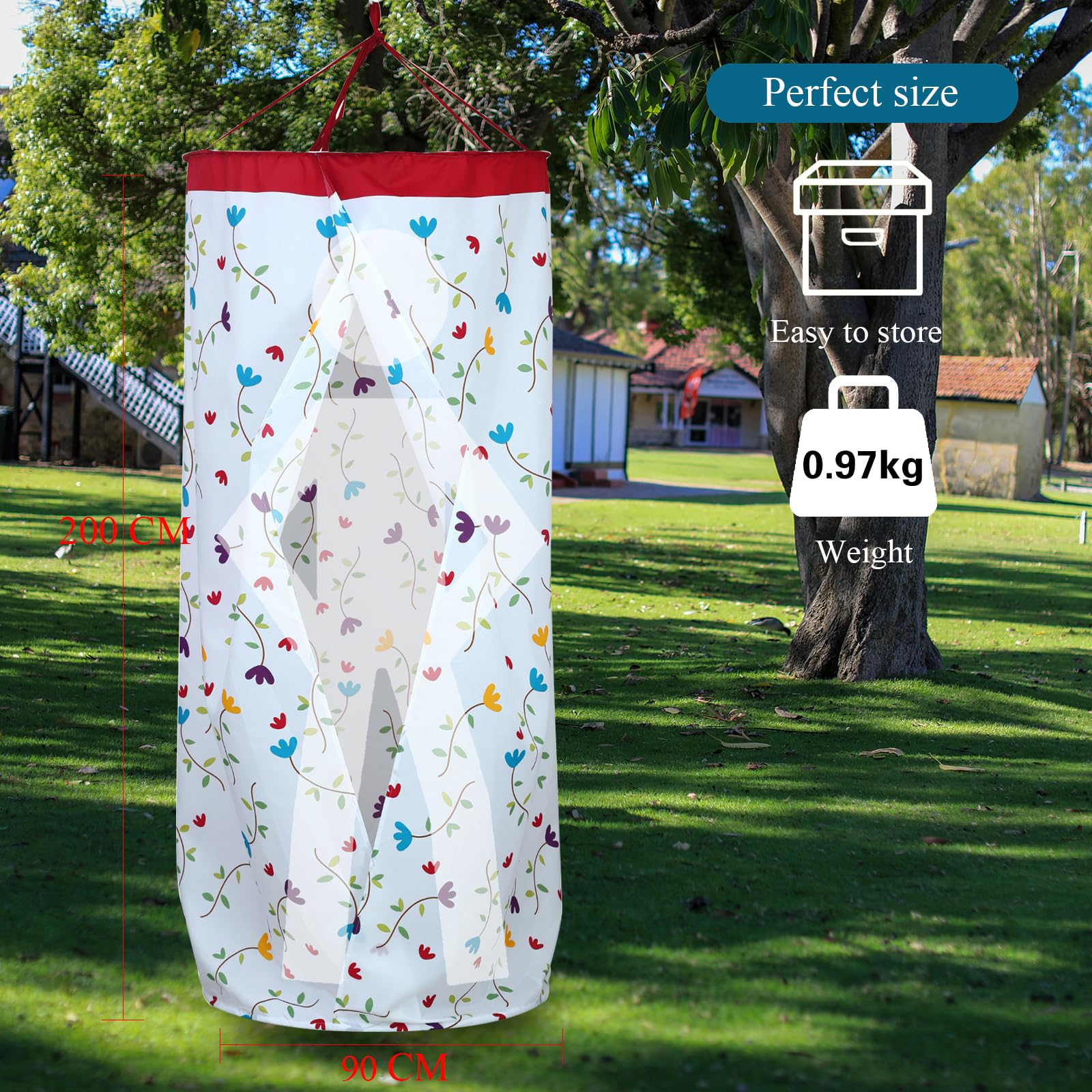 Spogliatoio portatile – Tenda pop up privacy per campeggio all'aperto, escursionismo, spiaggia, doccia e WC, facile da installare, design compatto