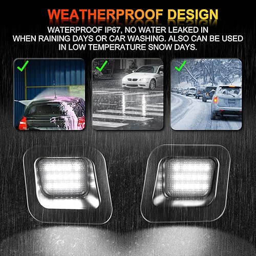 Miniatura 34 de Gempro Luz LED de señal de giro para Dodge Ram 2010-2018 1500 2500 3500 4500 5500 lámpara de espejo de remolque Len ahumado 68302828AA 68302829AA, 2