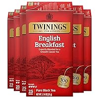 Vista 59 de Twinings Gingerbread Joy Té Negro en Bolsas Envueltas Individualmente, 20 Unidades (Paquete de 6), Jengibre y Canela, Con Cafeína, Disfrute Caliente