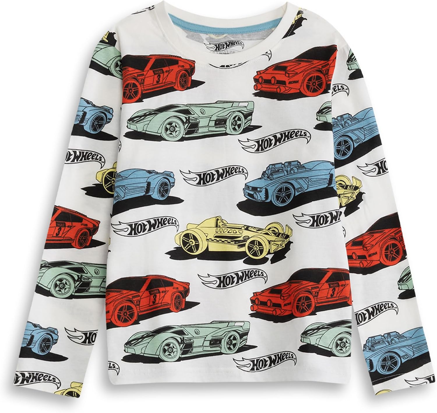 Hot Wheels Kids Multicoloured Multi-Pack of 2 Long Sleeve Long Leg Pyjama Set