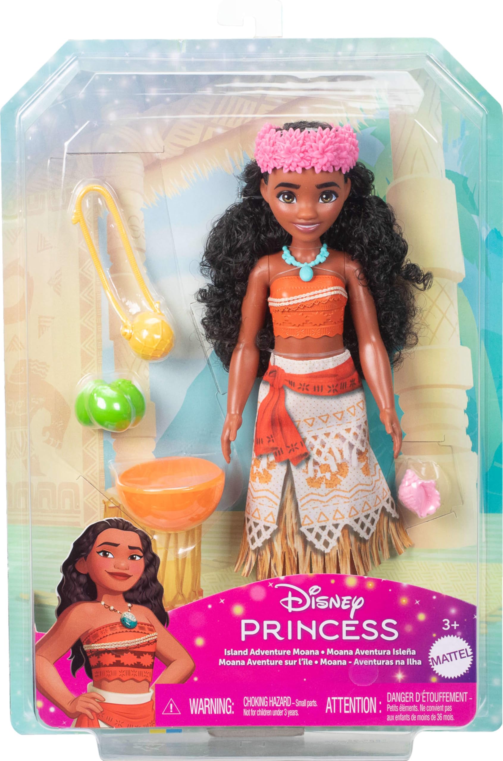 Amazon.com: Disney Princess Island Adventure Moana Doll : Toys & Games