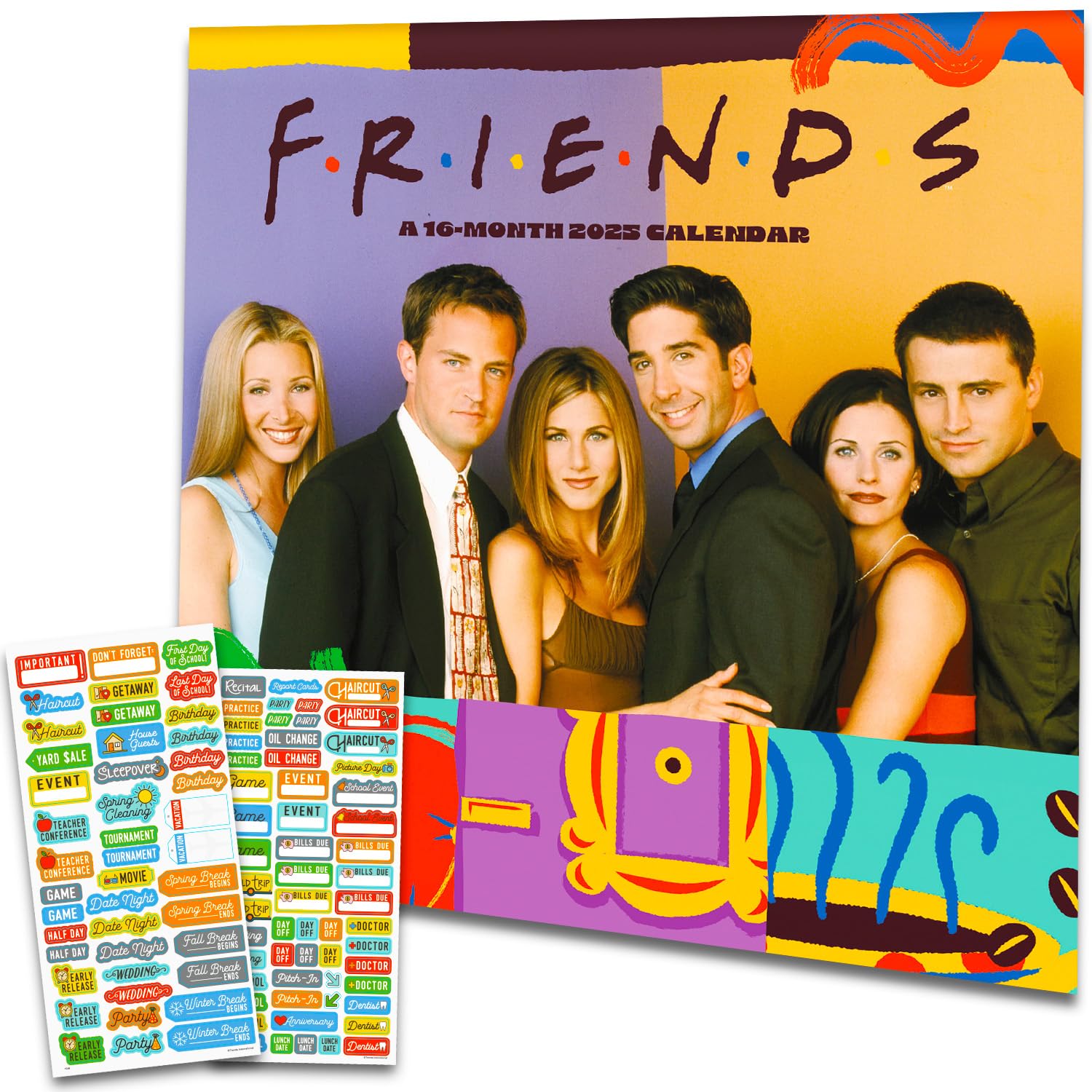 friends-calendar-2025-deluxe-2025-friends-tv-show-mini-calendar-bundle-with-over-100-calendar-reminder-stickers-central-perk-gifts-office-supplies-buy-online-at-best-price-in-uae-amazon-ae