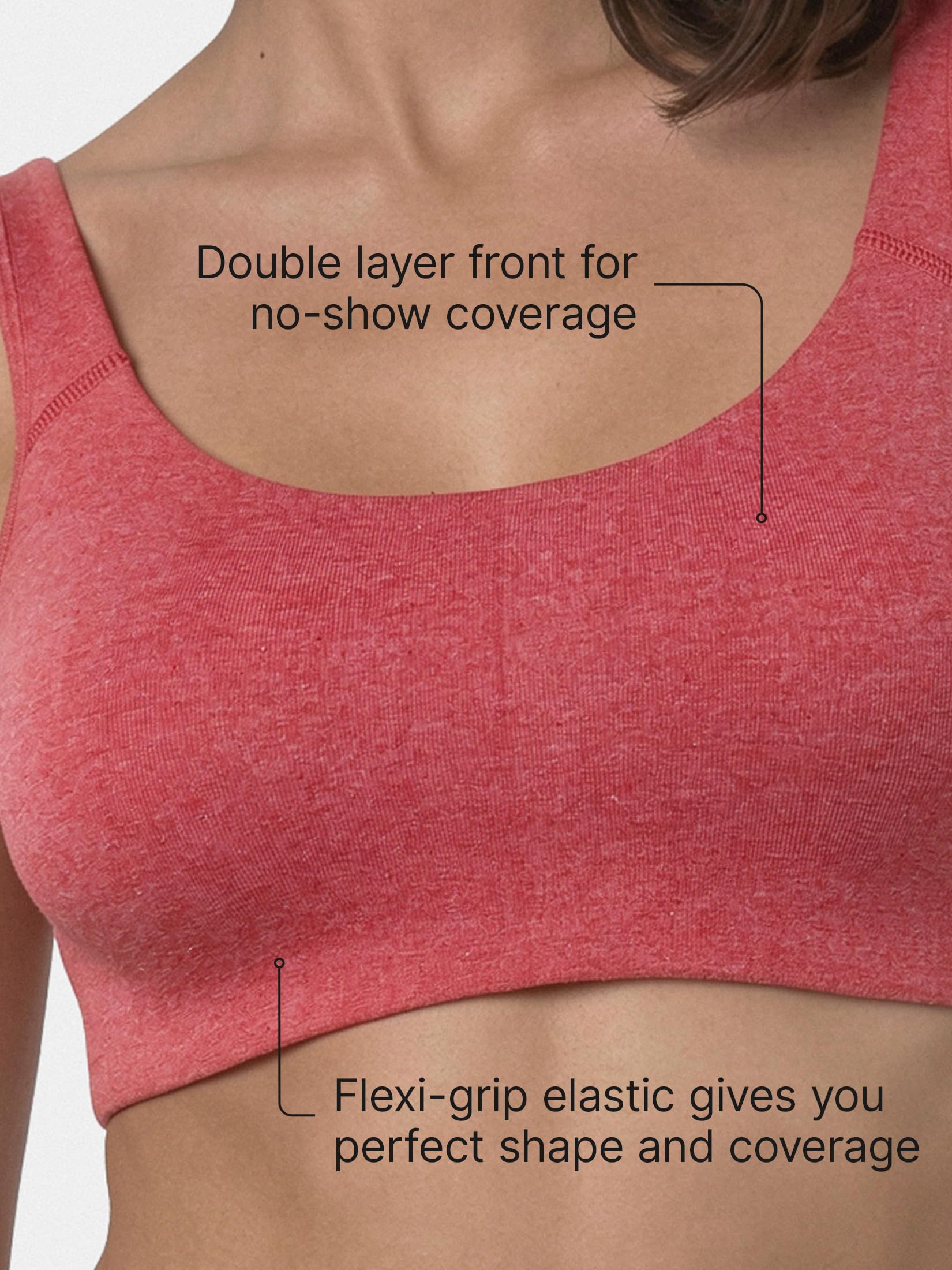 Enamor SB06 Low Impact Bra - Non-Padded, Wirefree & High Coverage 3