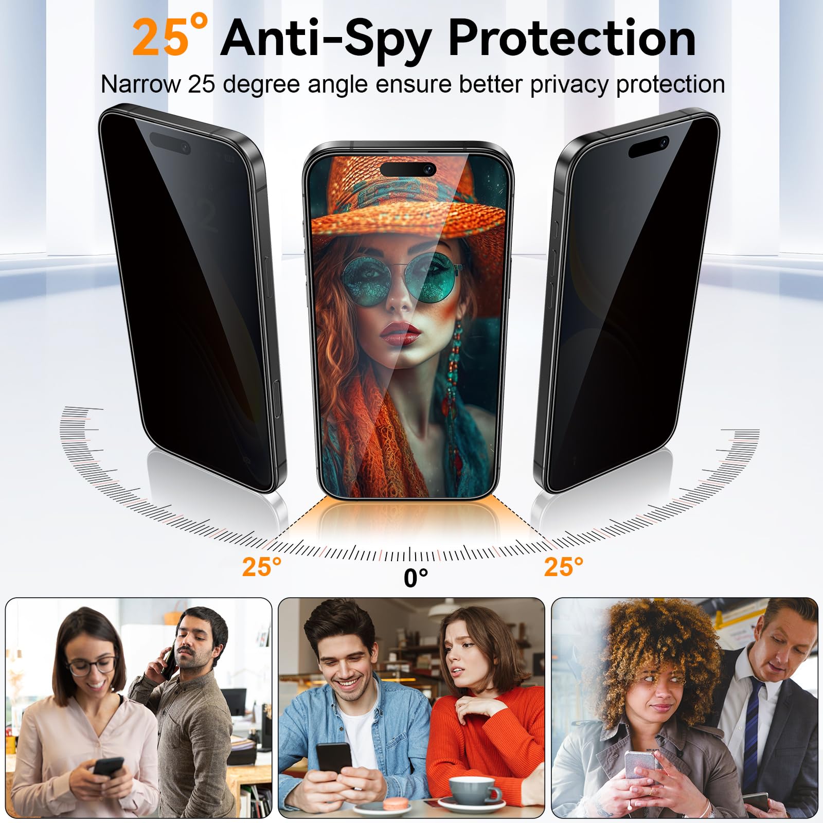 Vaxson Film Protecteur Confidentialité Anti-Espion Pour Dell Latitude 7000 7210 2-in-1 12.3" – Protection 4H Anti-Rayures & Auto-Cicatrisante
