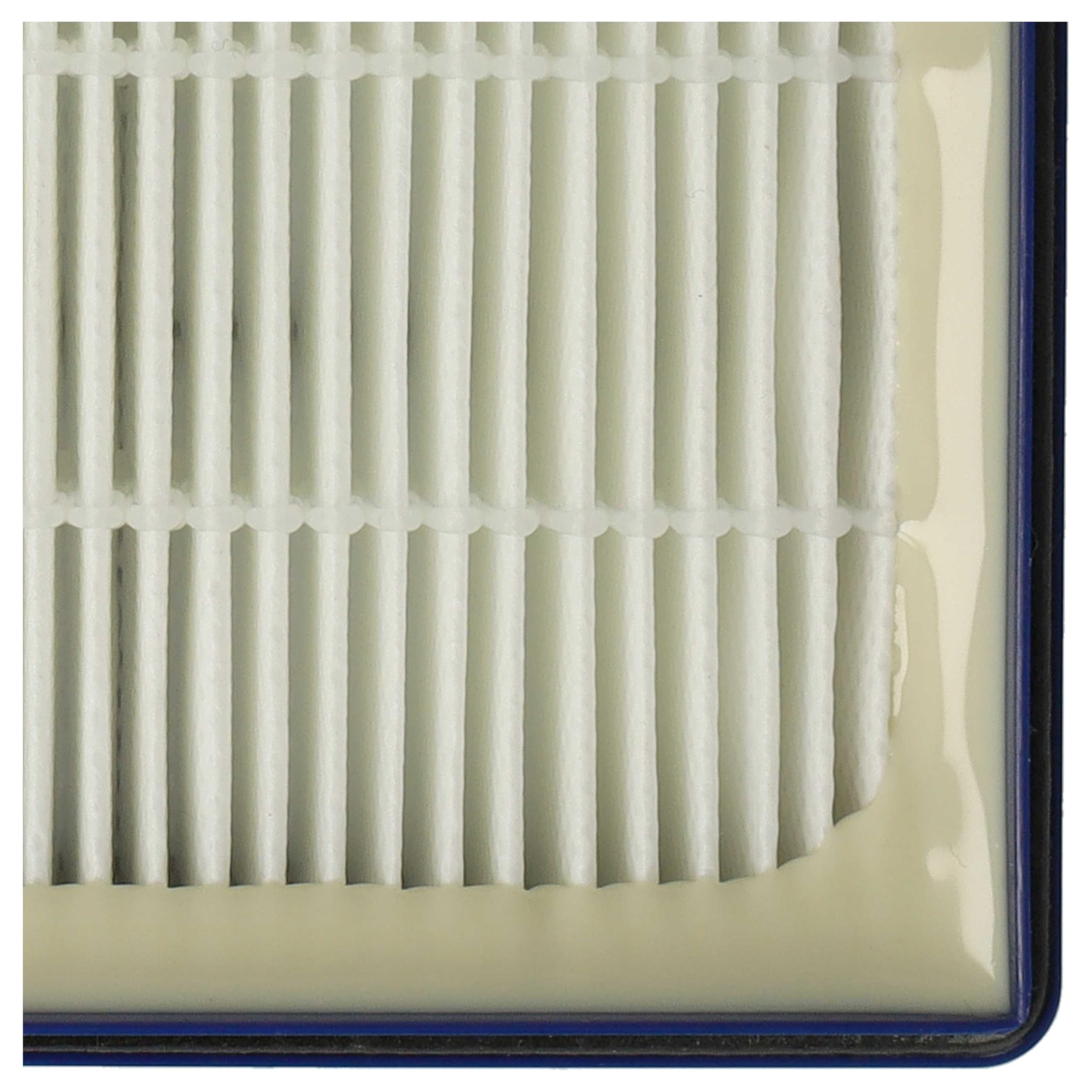 vhbw 10x Filtro compatible con Grundig VCC 9450 A Bodyguard aspiradora - filtro Hepa azul blanco