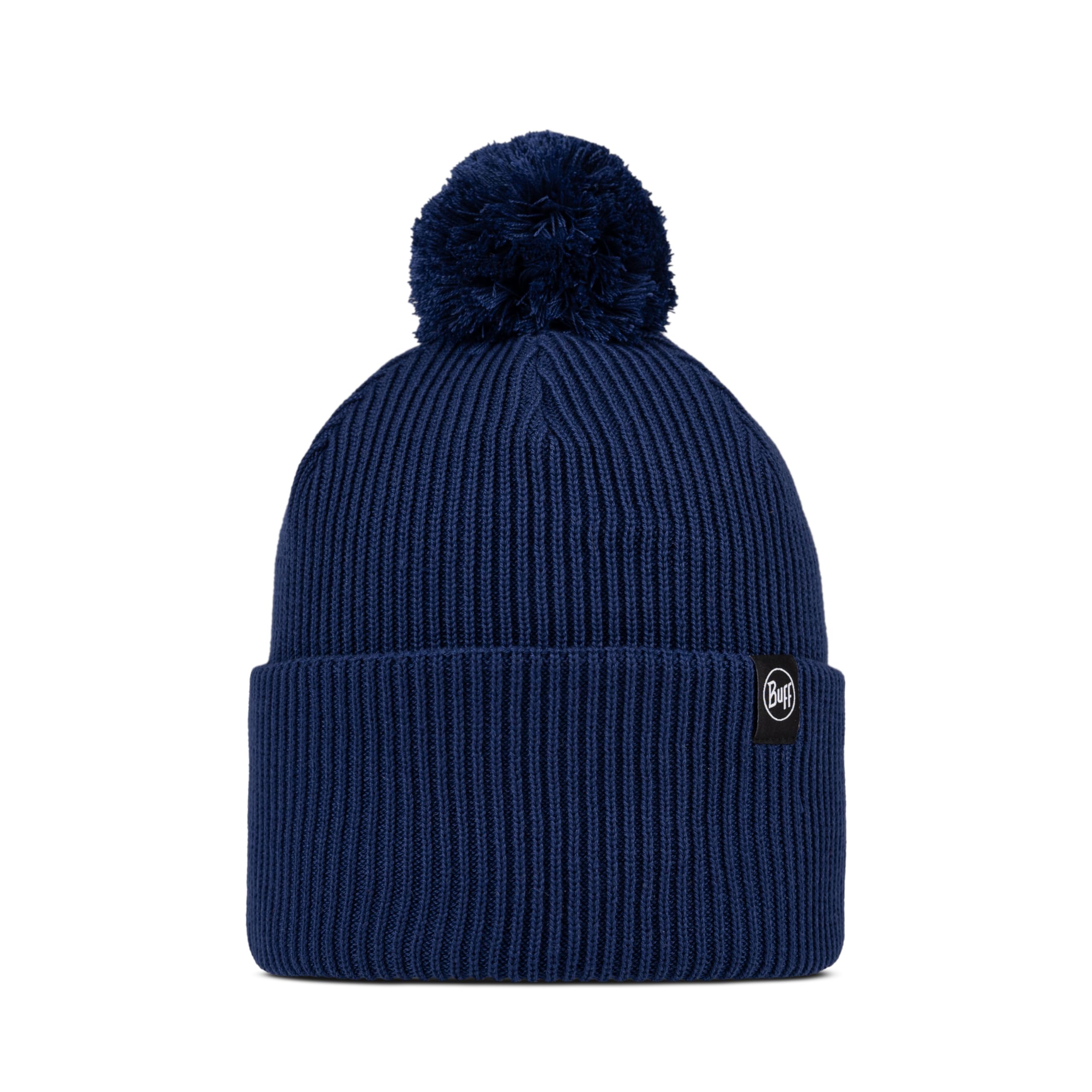 Buff Knitted Beanie Lilon Pom Midnight Unisex Adult
