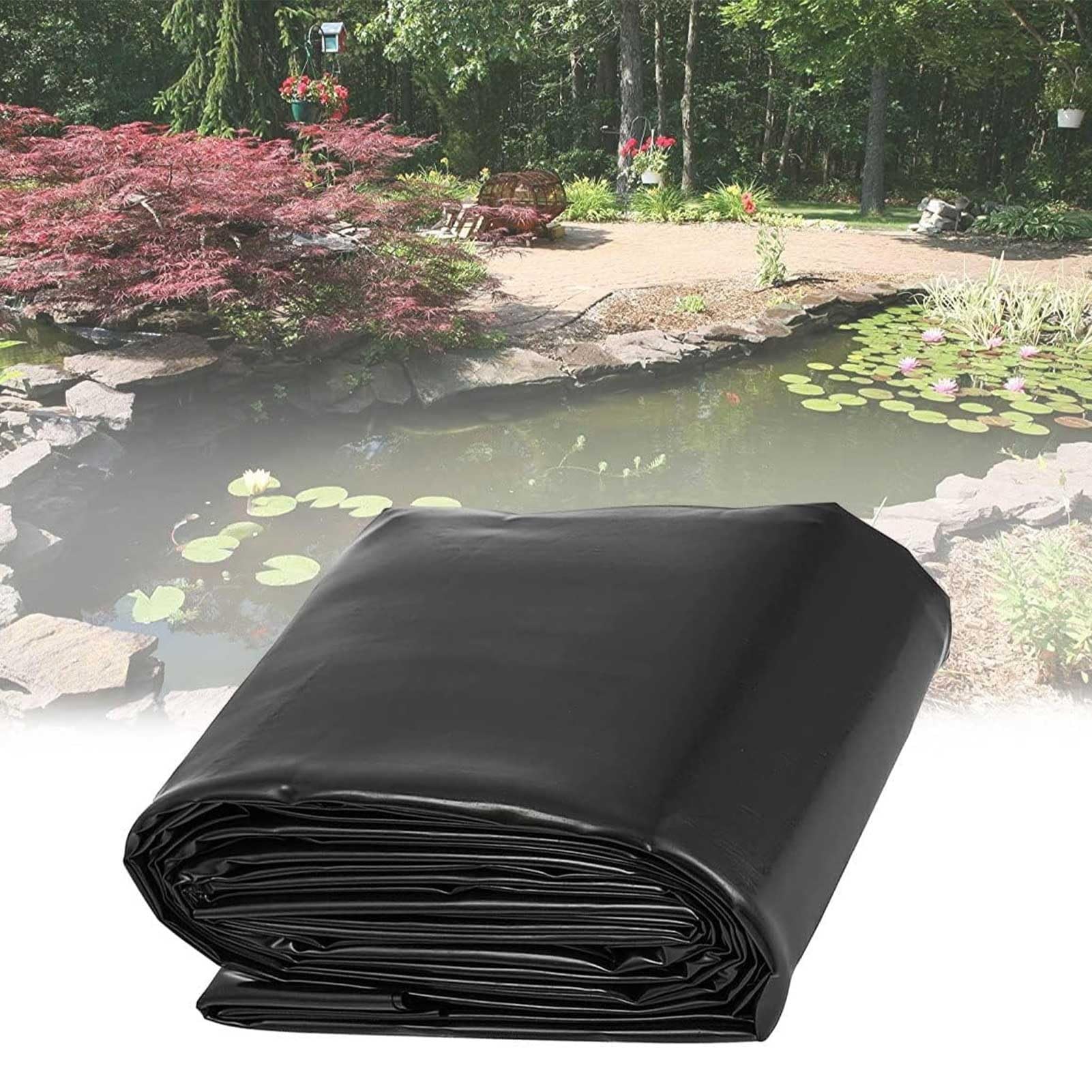 Bâche de bassin de jardin étanche membrane préformée 3x12m pour cascade et aménagement