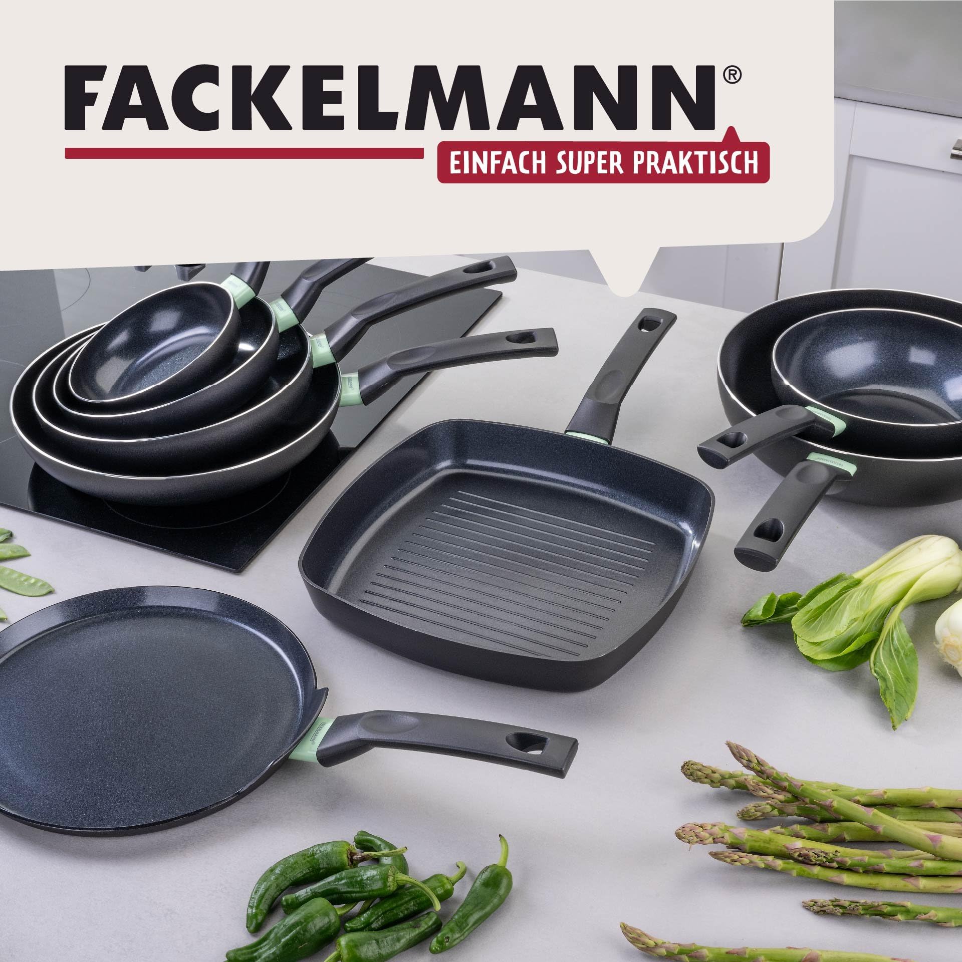 Fackelmann Patelnia Wok 20 cm Brandao