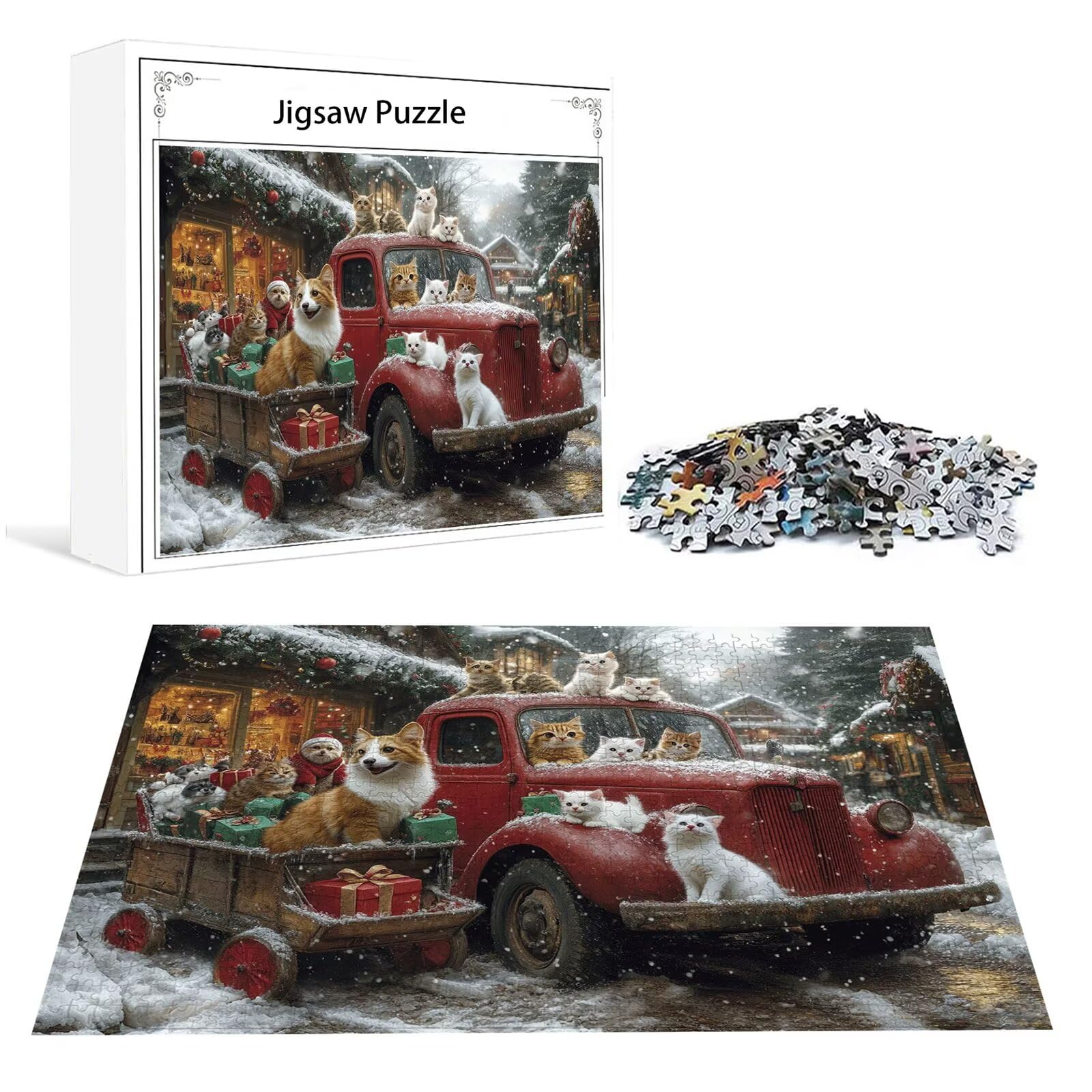 Auto Puzzle 1500 Teile Erwachsene Klassische Puzzles Tier Jigsaw Anspruchsvoll Impossible Schwer Pädagogisches Spielzeug Kinder Holzpuzzlem Groß Puzzlespiel Geeignet für alle Altersgruppen P-893