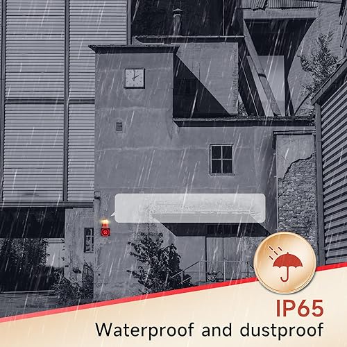 Miniatura 4 de Y DIANS Timeable Alarm Siren Outdoor or Indoor 120dB Emergency Siren 25W Security Alarm Systerm with Timer, LED Strobe Light for Industry Mine