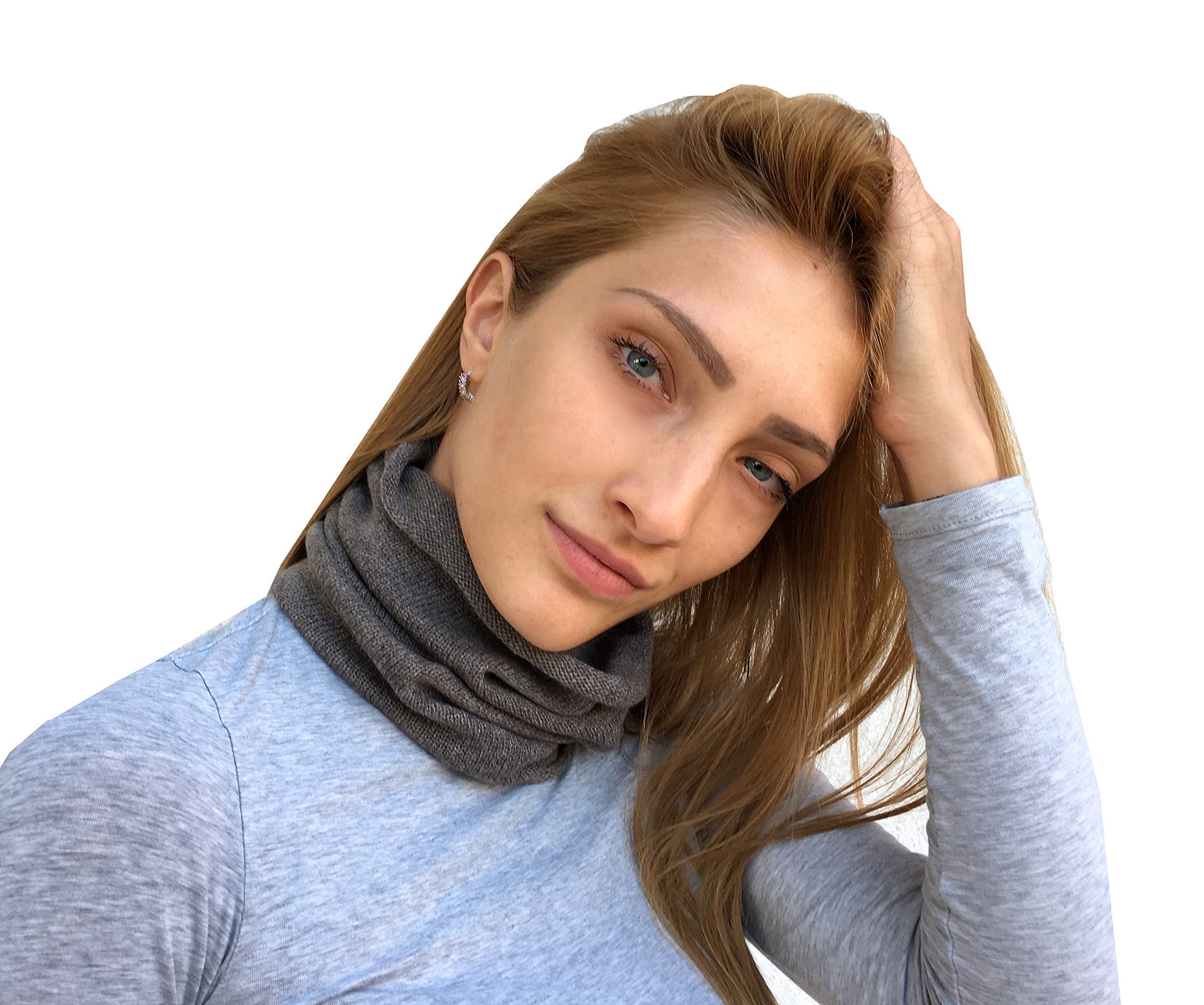 Sciarpa Anello Scalda Collo Donna Cachemire Inverno