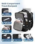 Travel Backpack Carry On for Women Men Cabin Bags Flight Approved Underseat Personal Item Bag Lightweight