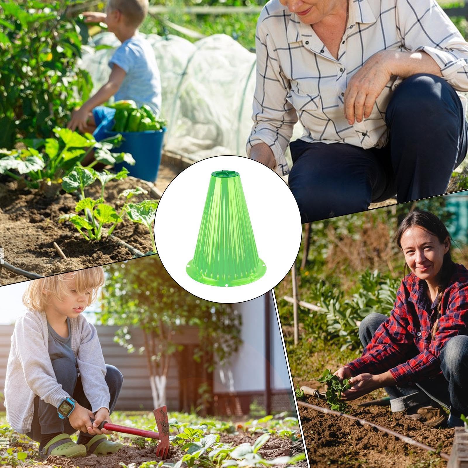 Cloches da giardino, cloche di piante - Cloche di barattolo a campana trasparente per piantine di piante | 30x cloche di barattolo a campana trasparente con protezione resistente al clima della copert
