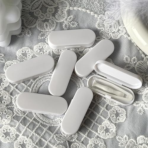 Miniatura 6 de Juego de 5 fundas portátiles para lentes de contacto, removedor de lentes de contacto y herramienta de inserción (insertadorremovedor+pinzas con
