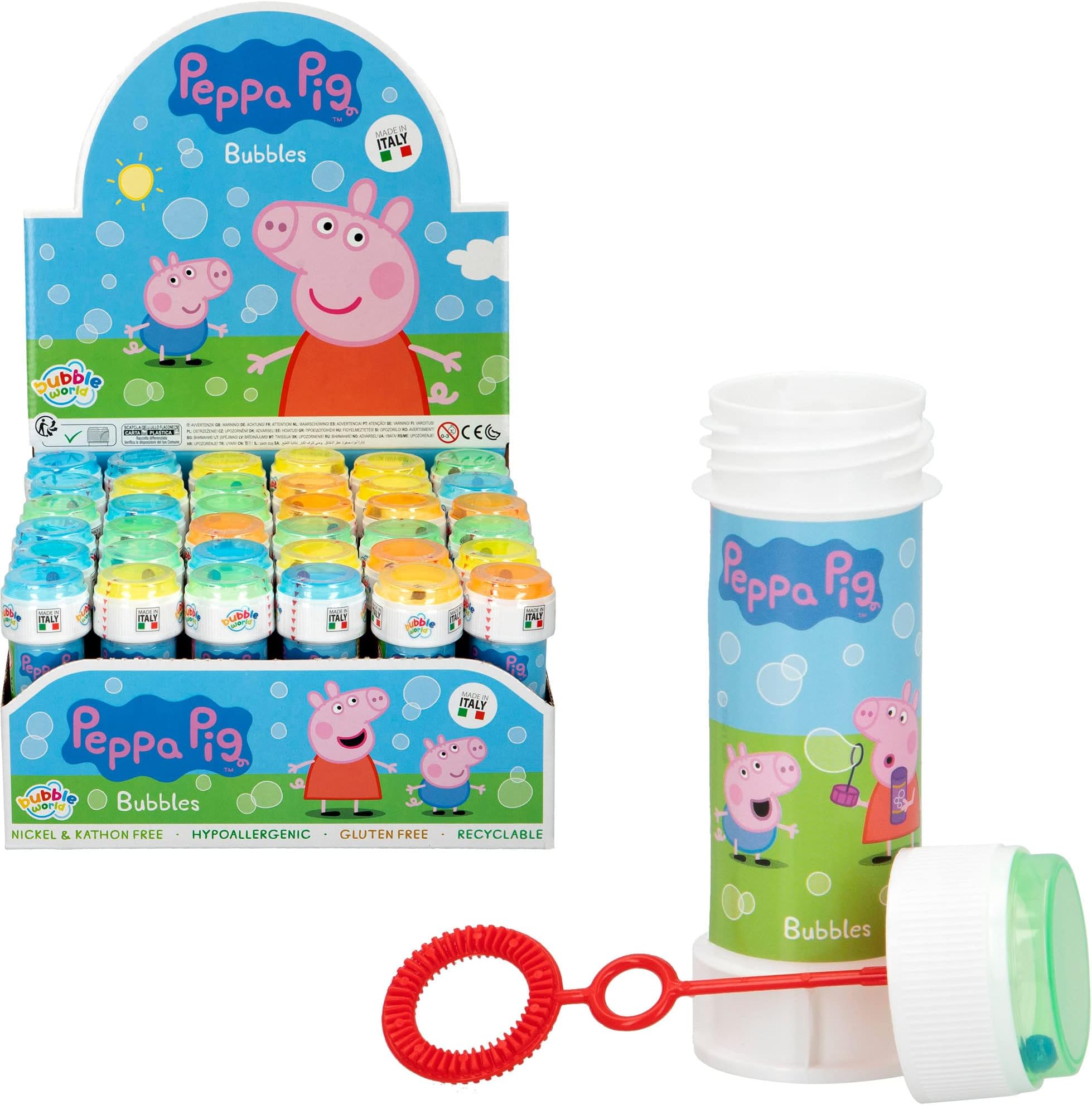 Export.CM 097208 60 Millilitre Bubbles Peppa Pig, Multi-Colour