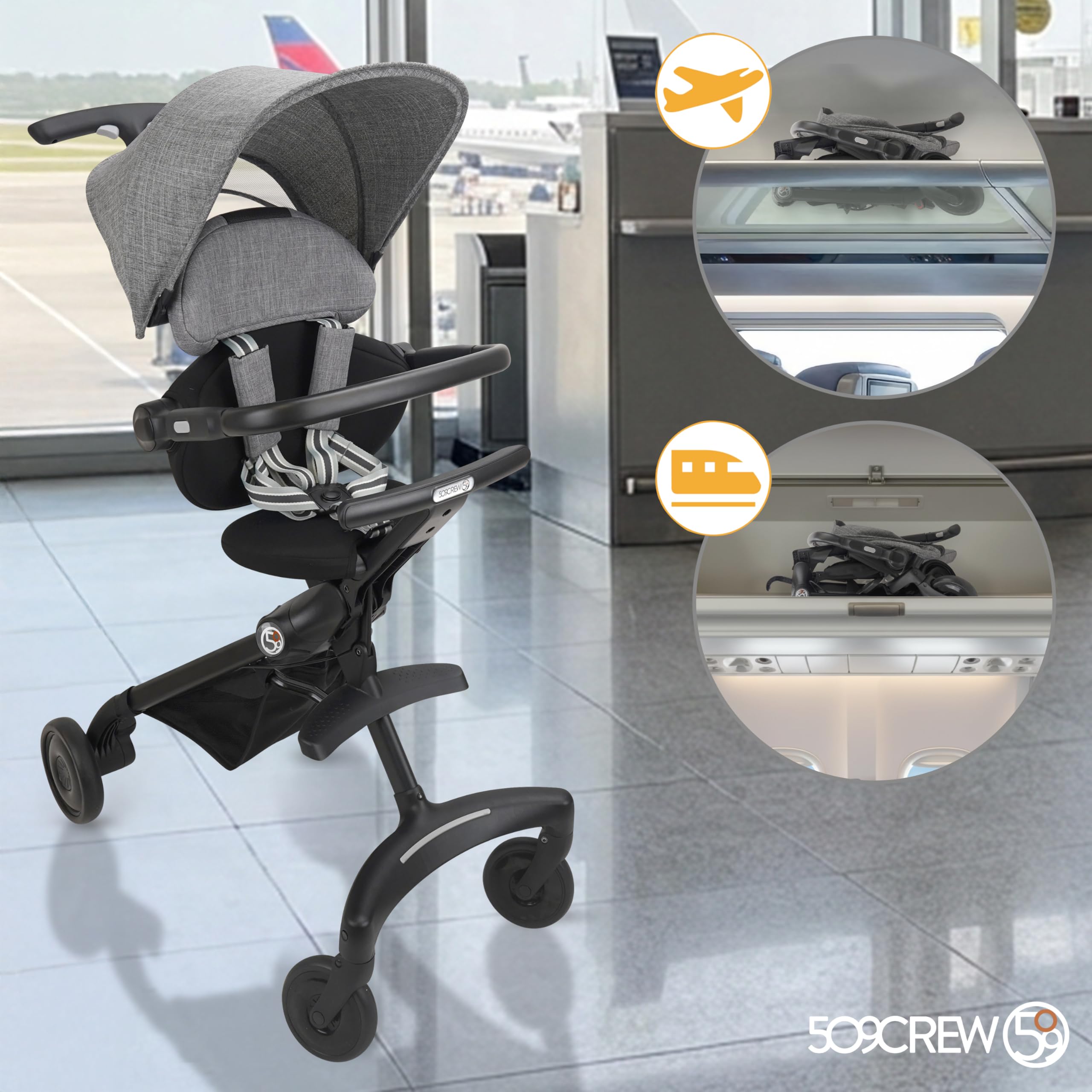 509 CREW EZ-TRAVELLER Baby Buggy Stroller Pushchair