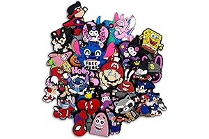 30-Pack Sonic Shoe Charms: Cool Cartoon Character Charms for Boys and Girls
